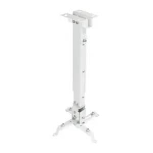 Tooq Soporte Universal de Techo para Proyector Inclinable y Giratorio 20Kg Blanco