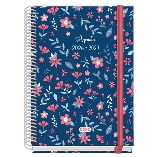 Dohe Agenda Escolar Prime A5 Espiral Sv Cartón Forrado Mod. Lovely 2026-2027