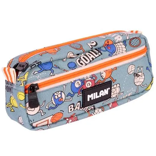 Milan Portatodo Rectangular 2 Cremalleras Serie Especial Sports