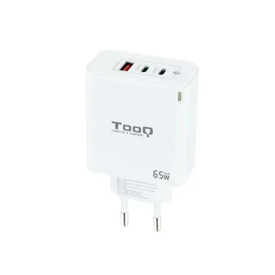 TOOQ Cargador USB-C 45W TQWC-GANQC2PD65WT 2xUSB-C PD 1xUSB-A QC Blanco