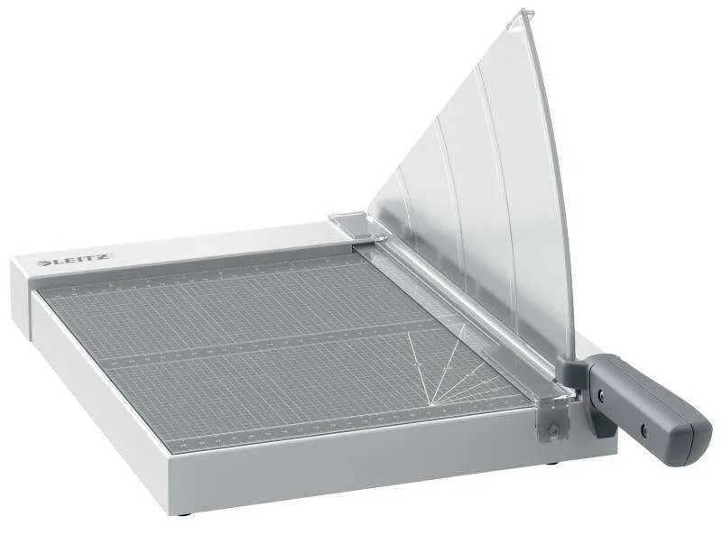 Leitz Precision Home A4 Guillotina De Papel A4 - Corta Hasta 8 Hojas - Cuchilla De Acero Inoxidable Templado - Compacta Y Ligera - Color Gris Antracita