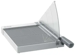 Leitz Precision Home A4 Guillotina de Papel A4 - Corta hasta 8 Hojas - Cuchilla de Acero Inoxidable Templado - Compacta y Ligera - Color Gris Antracita