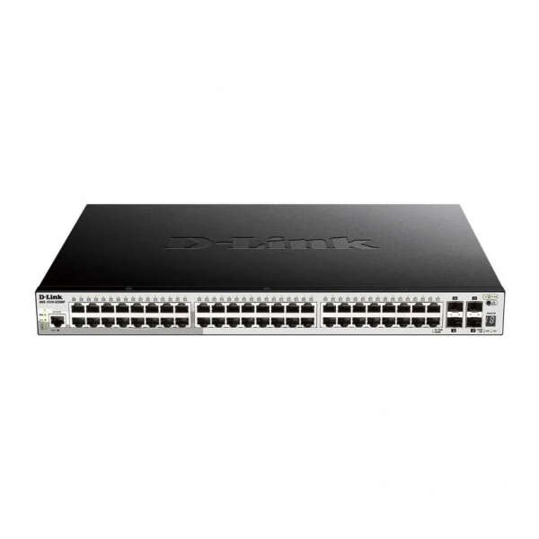 D-Link Switch Semigestionable 48 Puertos Gigabit Poe 370W + 4 Puertos Giga Combo
