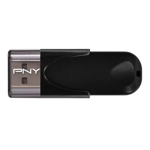 PNY Attaché 4 USB 2.0 64GB Unidad Flash USB Tipo A Negra