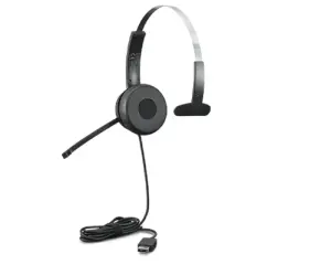Lenovo 100 Mono USB Headset - Auriculares de Audio Profesional
