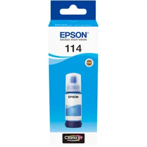 Epson Botella de Tinta Pigmentada Original 114 Cyan