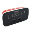 Aiwa Radio Despertador CRU-19 con 2 Puertos USB de Carga 5V 2.4A