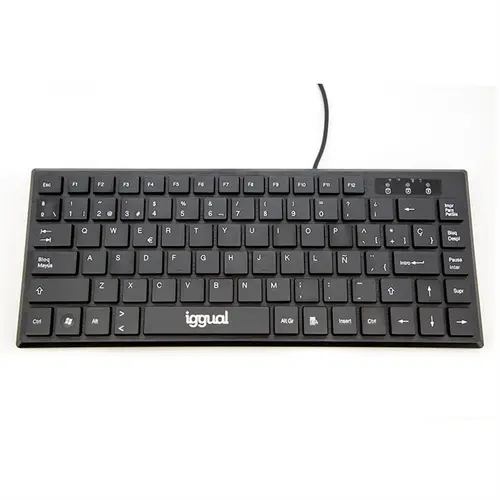 Iggual Teclado Usb Compacto Tkl Slim Tkl-Usb Negro