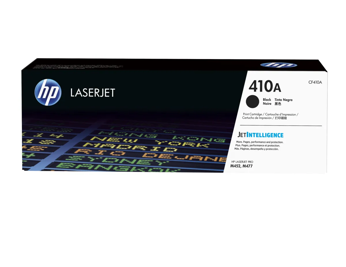 HP Tóner Negro LaserJet Pro 410A para M452DN, M452NW, M377DW, M477FDN, M477FDW, M477FNW