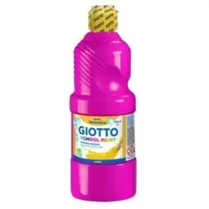 Giotto Témpera Escolar Lavable Magenta 500 ML