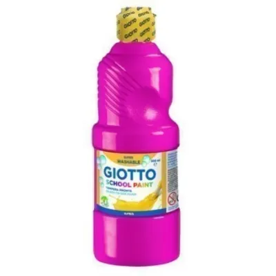 Giotto Témpera Escolar Lavable Magenta 500 ML