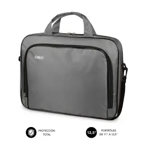 SUBBLIM Maletín Oxford Para Ordenador Portátil 11-12,5" Gris