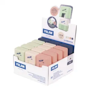 Milan Goma Miga De Pan 430 Con Funda School Serie 1918 - Caja Expositora 30 Ud