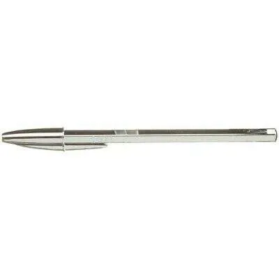 Bic Bolígrafo Cristal Shine Silver Negro Caja 20 Unidades
