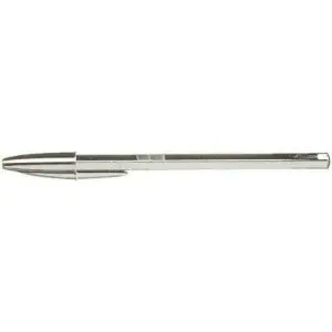 Bic Bolígrafo Cristal Shine Silver Negro Caja 20 Unidades