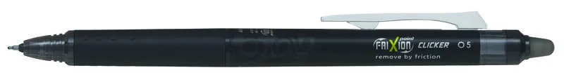Pilot Bolígrafo Tinta Borrable Frixion Point Clicker 0.5mm Negro