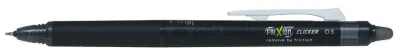 Pilot Bolígrafo Tinta Borrable Frixion Point Clicker 0.5mm Negro