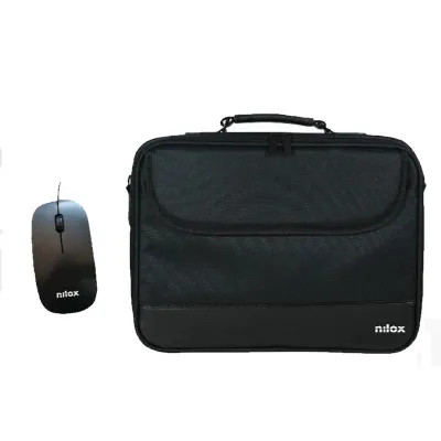 Nilox Maletín Duro Para Portátil 15,6" Con Ratón Integrado