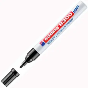 Edding 8300 Rotulador Permanente Industrial Punta Redonda 1.5-3mm Color Negro