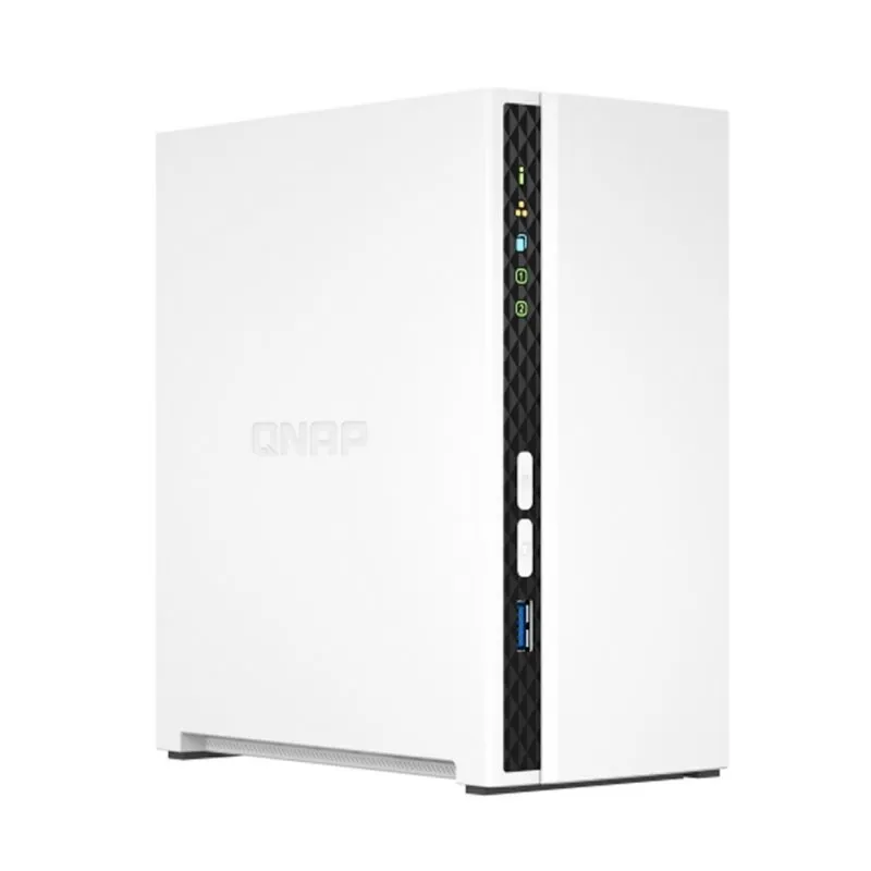 QNAP TS-233 NAS Torre ARM Cortex-A55, 2GB RAM, 2 Bahías 2.5"/3.5", USB, RJ-45