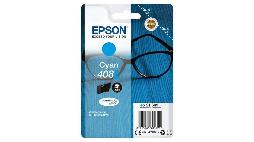 Epson 408L Cyan Cartucho De Tinta Original - C13T09K24010