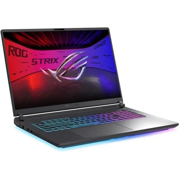 Asus Rog Strix G18 Portatil Gaming 18"  Intel Ultra Core 9 275Hx - 32Gb Ddr5 - 1Tb Ssd - Rtx5070 Ti 12Gb - Freedos - Color Gris - Teclado Qwerty (Es)