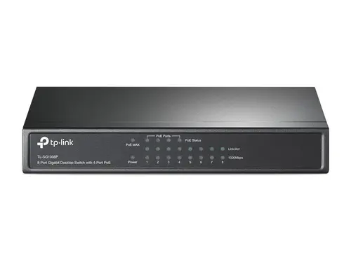 Switch No Gestionable Tp-Link Sg1008P 8P Giga Carcasa Metalica No Rack Con 4P Poe