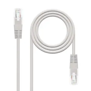 Nanocable Cable de Red RJ45 Cat.6 UTP AWG24 1.5m Color Gris