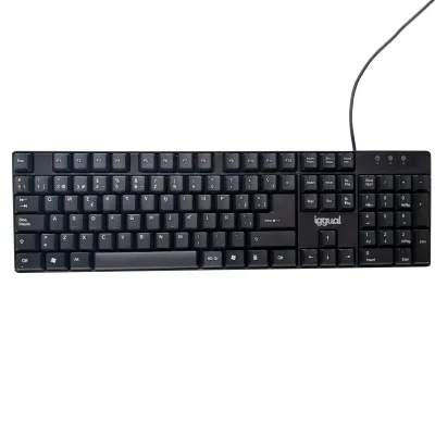 Iggual Teclado Usb Estándar Ck-Frameless-105T