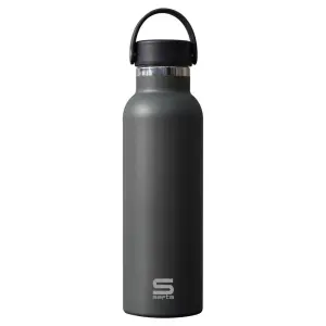 Safta Botella Termo 600ml Acero Inoxidable Asa Superior Color Gris
