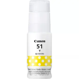 Canon Bote Tinta Amarillo GI 51Y para Impresoras PIXMA G 1520/2520/3520/3560