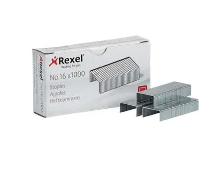 Rexel Caja De 1000 Grapas 24/6 Nº16 - Hasta 20 Hojas - Acero De Alta Calidad - Patilla De 6Mm
