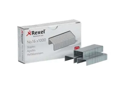 Rexel Caja De 1000 Grapas 24/6 Nº16 - Hasta 20 Hojas - Acero De Alta Calidad - Patilla De 6Mm