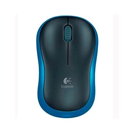 Logitech Ratón M185 Inalámbrico 1000Ppp Ambidiestro 3 Botones Compacto Azul