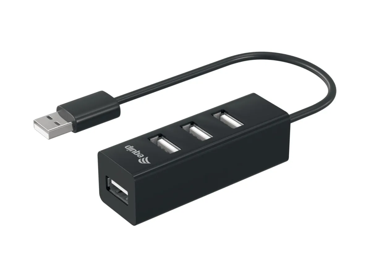 Hub Usb 2.0 Equip Life A 4Xusb-A 2.0 - Conectividad Eficiente