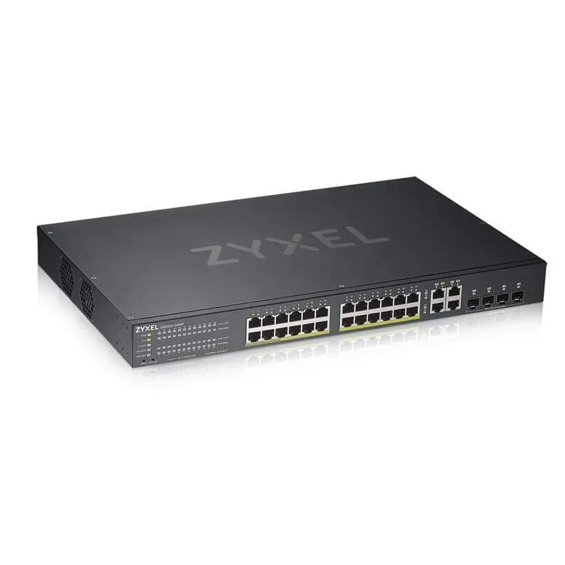 ZyXEL GS1920-24HPv2 Switch 24 Puertos GbE PoE y 4 Puertos Combo