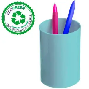 Archivo 2000 Portalápices Ecogreen 75x105mm Reciclado Azul Pastel