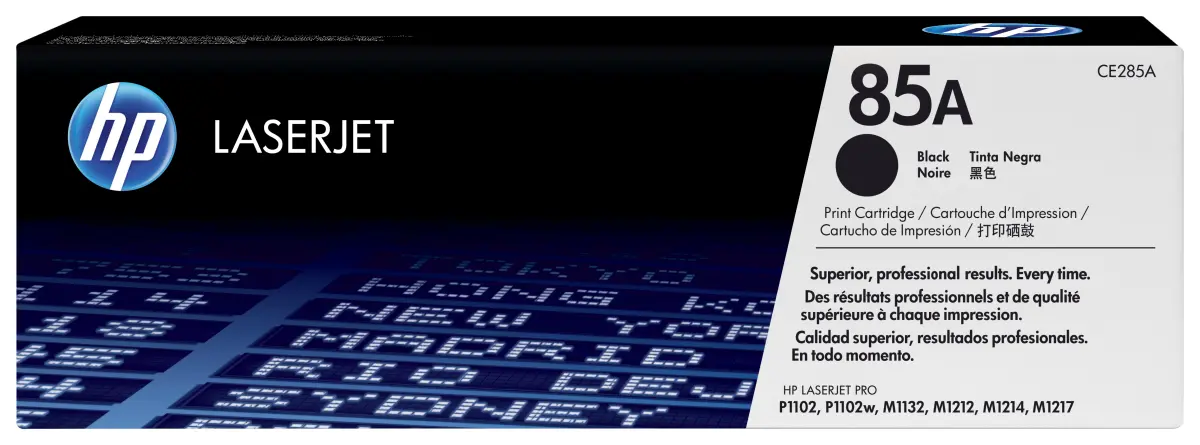 HP Tóner Negro LaserJet Pro M1132, M1212NF, M1217NFW, P1102W, LBP6000, MF3010 - Nº 85A (CB435A, CB436A, CE278A)