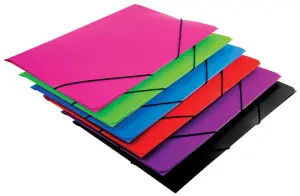 Mariola Carpeta de Polipropileno con Solapas 450 Micras 34x25cm Cierre Goma Elástica Colores Surtidos