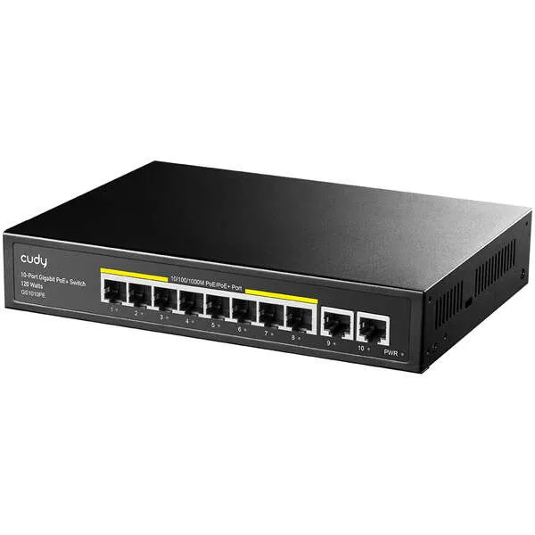 Cudy GS1010PE Switch Gigabit PoE+ 10 Puertos