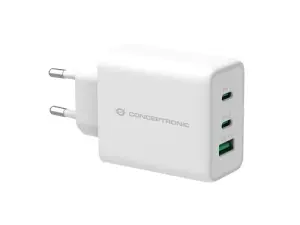 CARGADOR USB-C CONCEPTRONIC 65W ALTHEA QUICK CHARGE 3.0 PD 2xUSB-C 1xUSB-A 