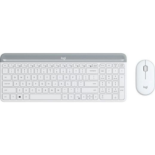 Logitech Combo Teclado + Ratón Mk470 Inalámbrico Blanco