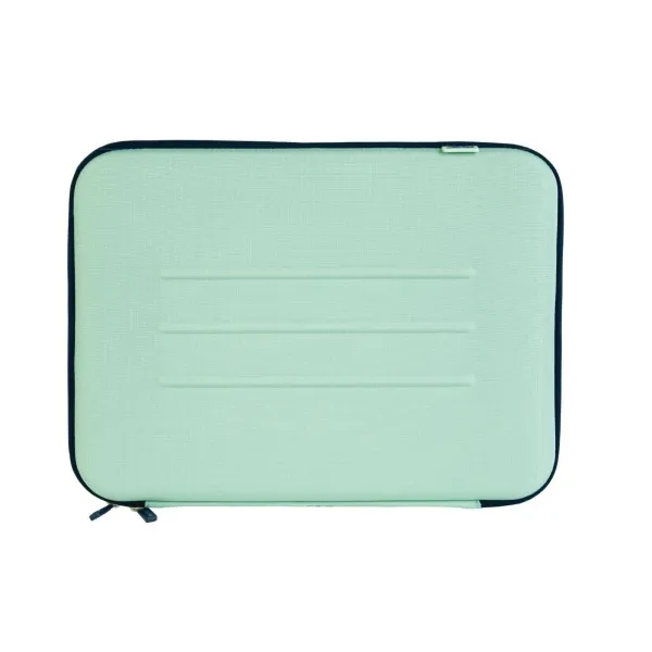 Milan Coleccion 430 Funda Semirrigida Para Portatil Hasta 14" - Forro Atercipelado - Bolsillo Interior - Cierre De Cremallera - Color Verde