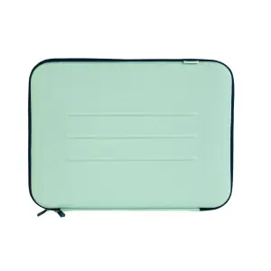 Milan Coleccion 430 Funda Semirrigida para Portatil hasta 14" - Forro Atercipelado - Bolsillo Interior - Cierre de Cremallera - Color Verde