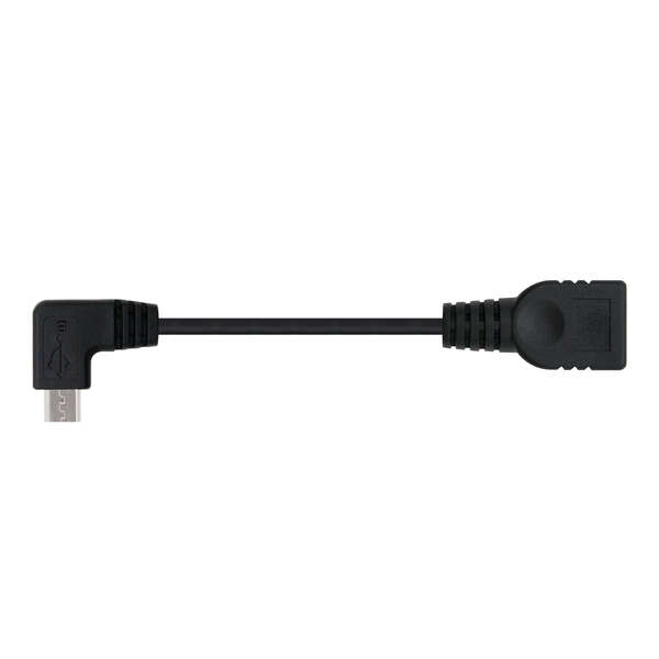 Nanocable Cable Micro Usb 2.0 Otg Acodado Macho A Usb-A Hembra 15Cm