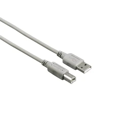 Hama Cable USB-A a USB-B 1.5m 480Mbps Color Gris