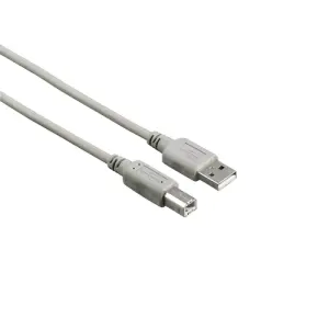 Hama Cable USB-A a USB-B 1.5m 480Mbps Color Gris