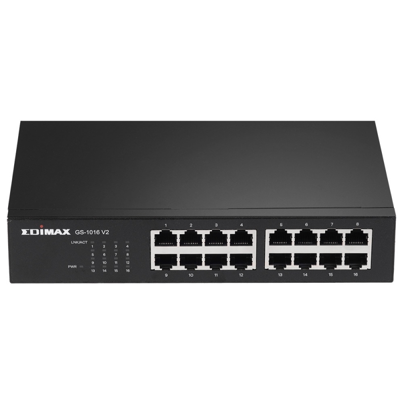 Edimax Gs-1016 V2 16-Port Gbe Switch Desk/Rack