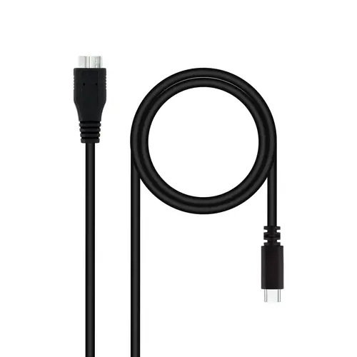 Nanocable Cable USB 3.0 USB-C a Micro B/M 1 m