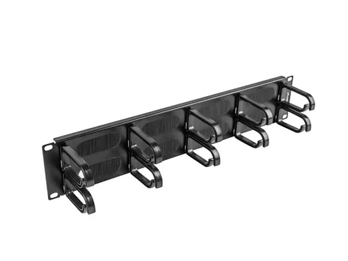 Lanberg AK-1204-B Panel De Gestión De Cables Para Bastidor